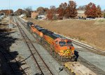 NS train O56 crosses Boylan Junction as it heads westbound